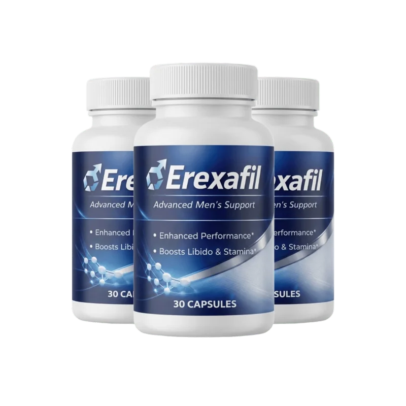 Erexafil Men's Wellness Supplement Bottle (3 Bottle / 90 Day Pack)