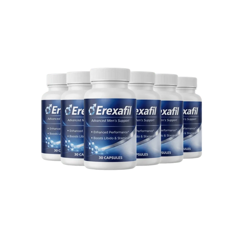 Erexafil Men's Wellness Supplement Bottle (6 Bottle / 180 Day Pack)